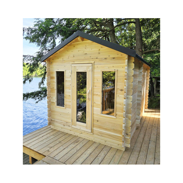 Dundalk CT Georgian Cabin Sauna with Changing Room