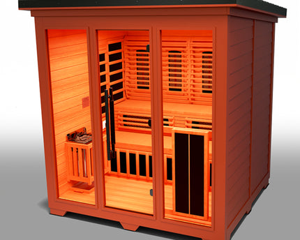 Medical Saunas Nature 8 Plus Outdoor Hybrid Sauna
