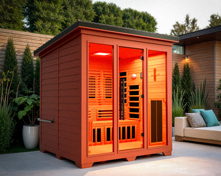 Medical Saunas Nature 8 Plus Outdoor Hybrid Sauna